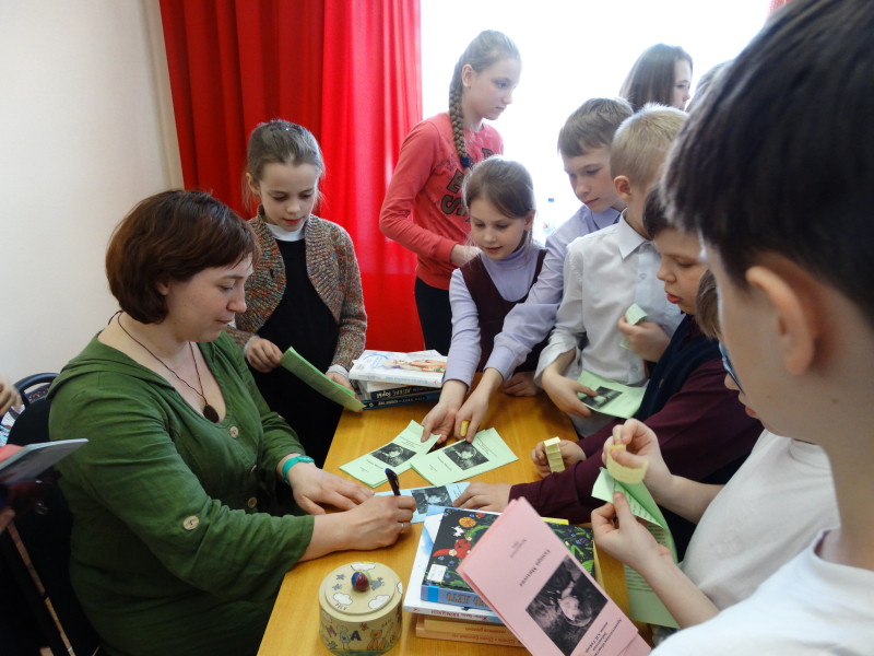 29 марта в центральной детской библиотеке прошла творческая встреча «Писатель и читатель»