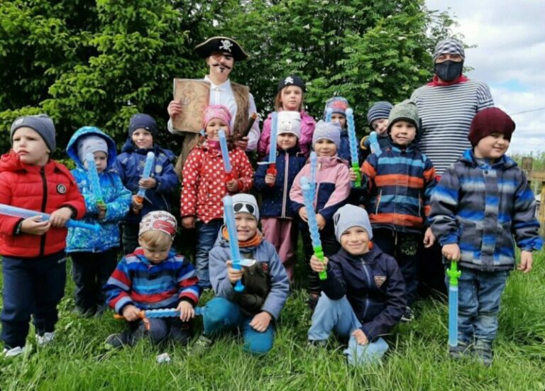 В День защиты детей для дошкольников Лявленского детского сада прошла развлекательная программа «На всех парусах в лето!»