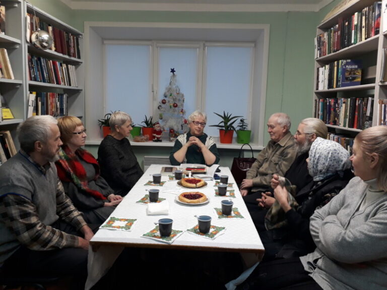 Диалог «Рождество в семье Б. Шергина» в Лисестровской библиотеке Приморского района