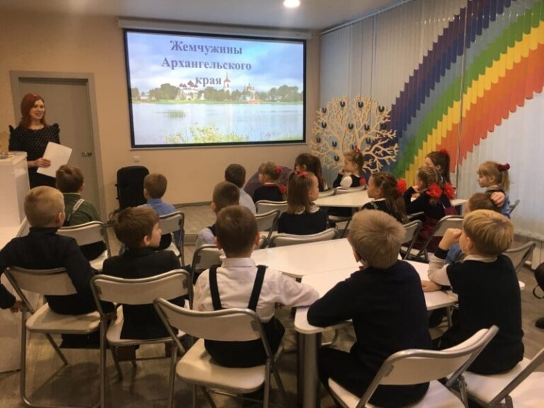 Интерактивно — познавательная программа «По родному краю» в Центральной детской библиотеке Приморского района