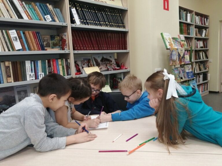 Час словесности «Родной язык, как ты прекрасен!» в Катунинской библиотеке Приморского района