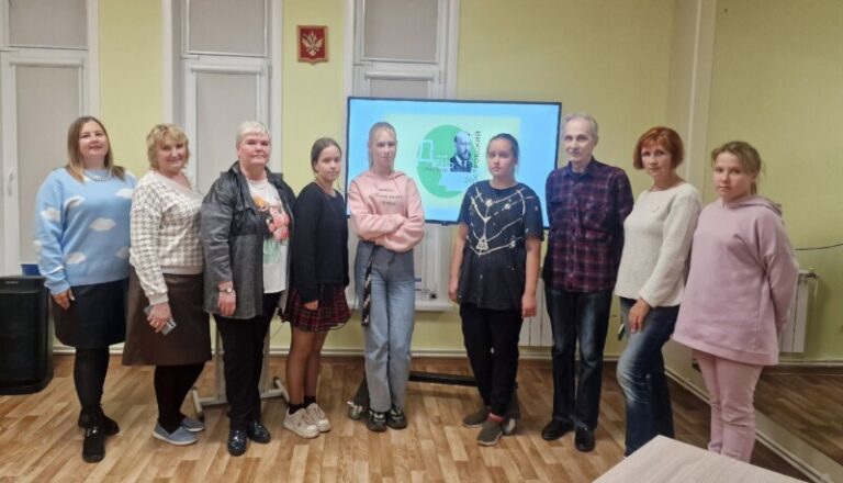 Сетевая областная акция «День с писателем» в Лайдокской библиотеке Приморского района