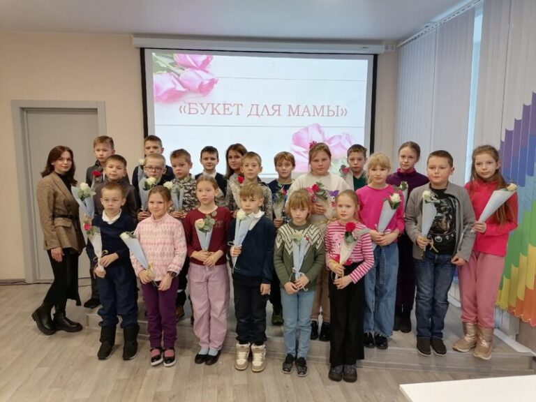 Мастер-класс «Букет для мамы» в Центральной детской библиотеке Приморского района