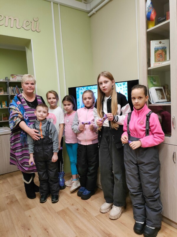 Литературная игра «Зимней сказочной порой» в Лайдокской библиотеке Приморского района