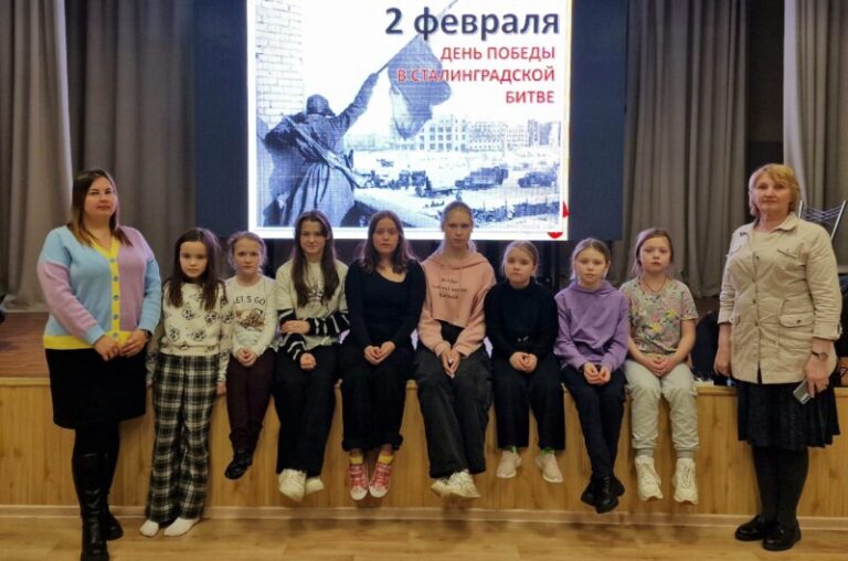 Интерактивная игра «Сталинградская битва» в Лайдокской библиотеке Приморского округа